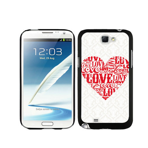 Valentine Love Samsung Galaxy Note 2 Cases DQR